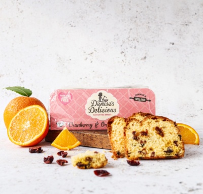 Gluten Free Cranberry & Orange Loaf