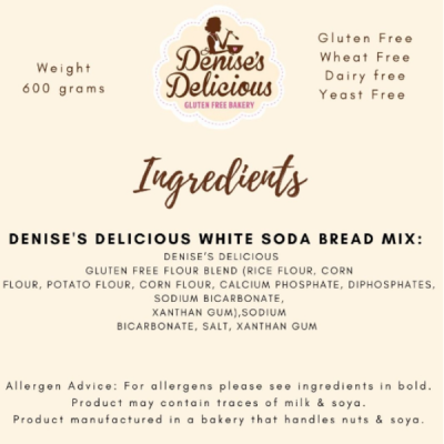 Gluten Free White Soda Bread Mix