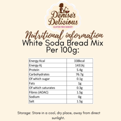 Gluten Free White Soda Bread Mix