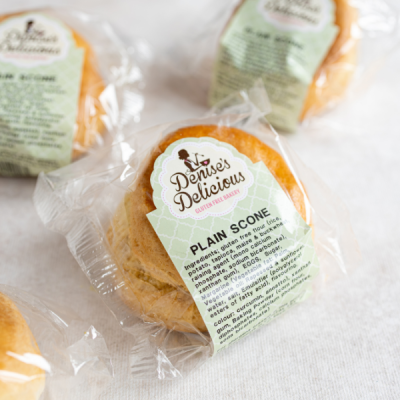 Scone Labels Individually Wrapped Gluten Free Plain Scones (Pack of 3) | Ireland ...