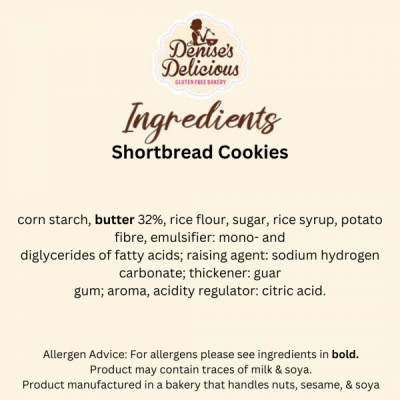 Gluten Free Shortbread Cookies